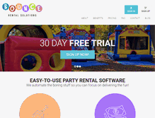 Tablet Screenshot of bouncerentalsolutions.com